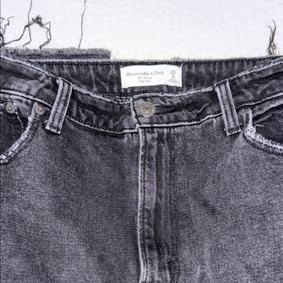 Abercrombie & Fitch Black Straight Leg Jeans - Picture 5 of 5